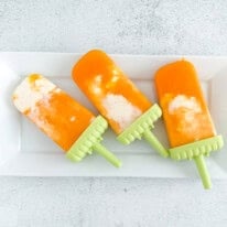 Mandarin Frozen Yogurt Bars Kids Love