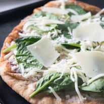 Baked Spinach Flatbread