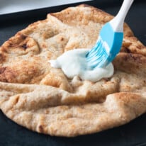 Baked Spinach Flatbread