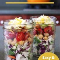 bbq chicken chopped salad pin