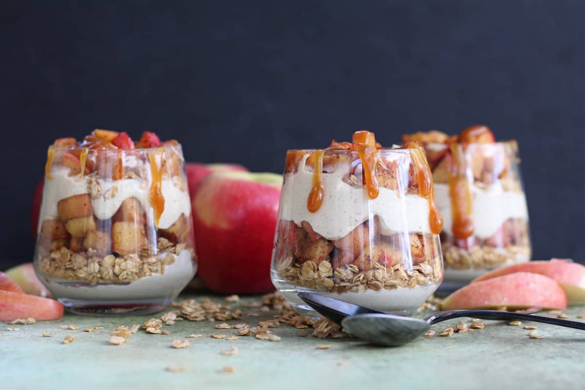 Apple Trifles with Caramel