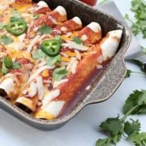 Chicken Apple Enchiladas