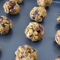 No-Bake Cranberry Pistachio Energy Bites