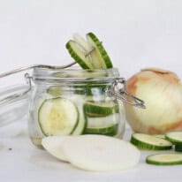 Simple Cucumber and Onion Salad