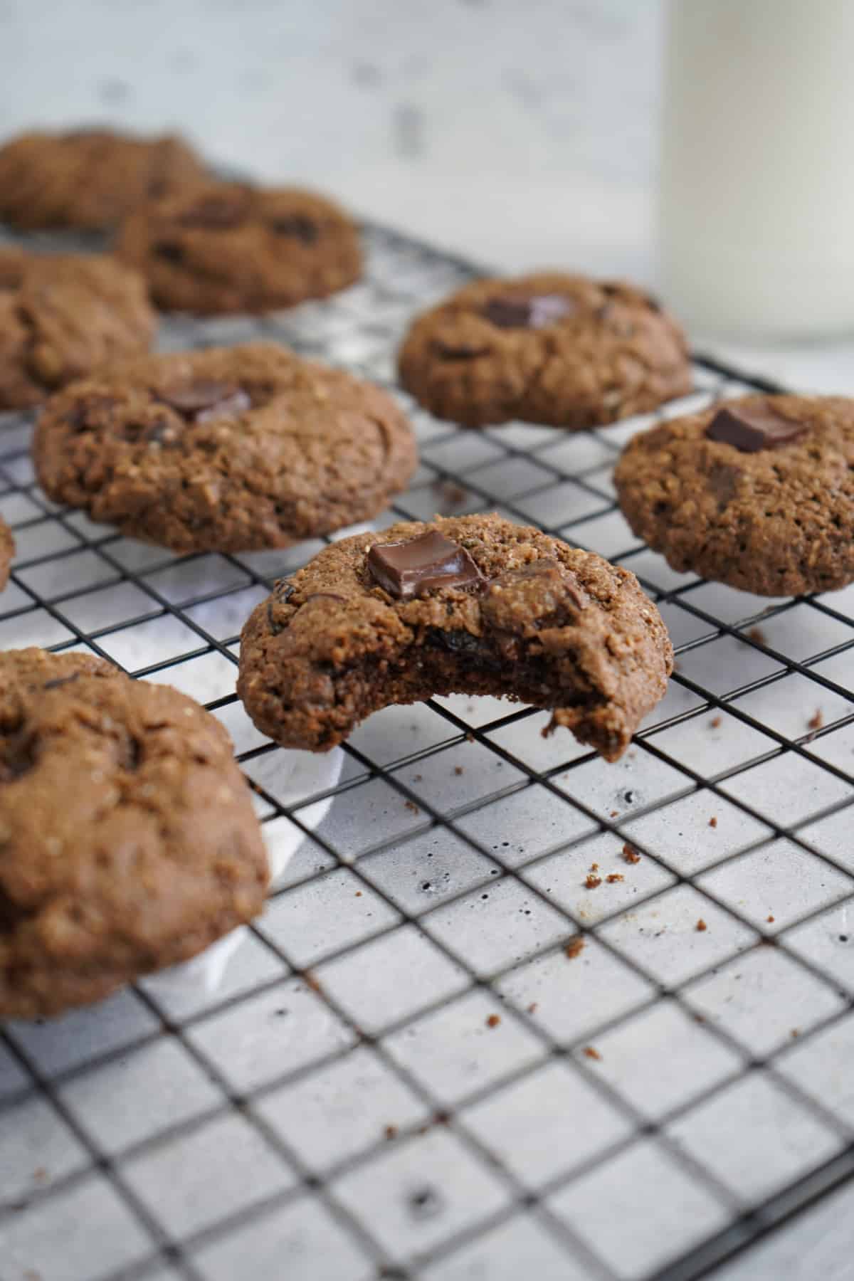 Easy Dark Chocolate Cherry Cookies