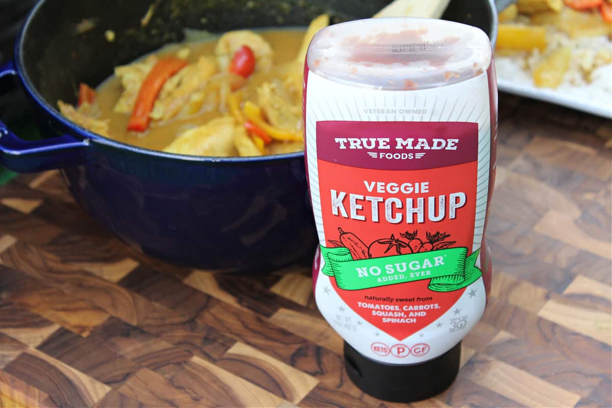 Chicken Curry made with ketchup
