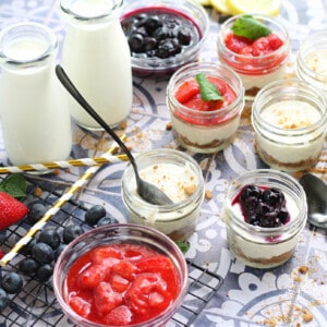 Healthy No Bake Cheesecake