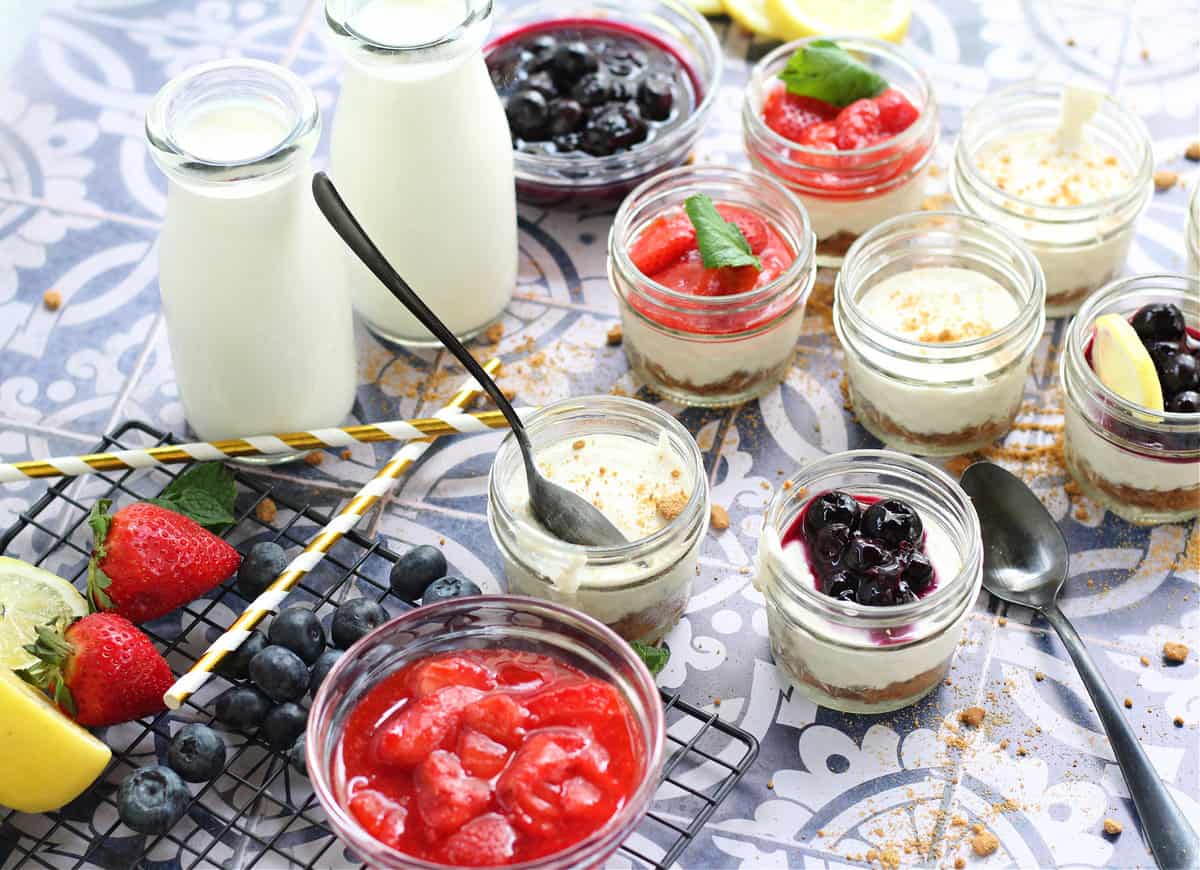 Healthy No Bake Cheesecake