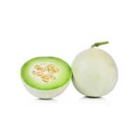 honeydew melon on white background