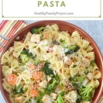 lemon chicken and veggie pasta new pin
