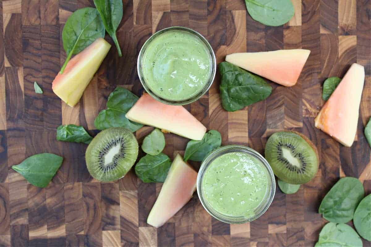 Papaya Kiwi Immune Boosting Smoothie