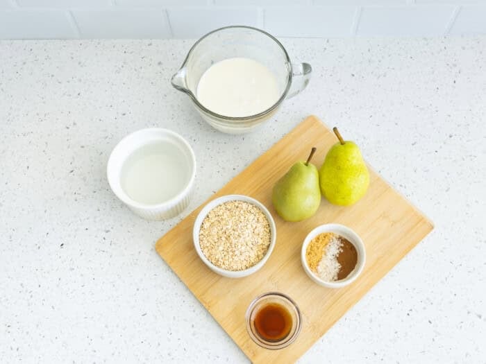 Ingredients for Pear Apple Cinnamon