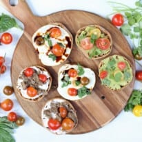 Savory & Healthy English Muffin Toppings