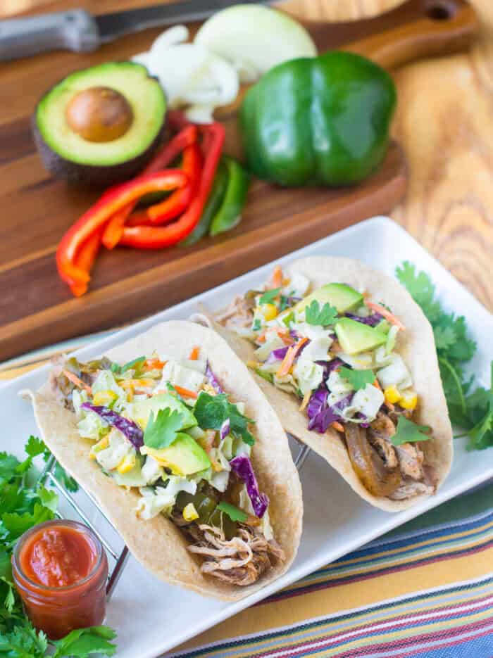 Carnitas taco recipe for celebrating Cinco de Mayo.