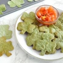 St. Patrick’s Day Shamrock Chips & Salsa