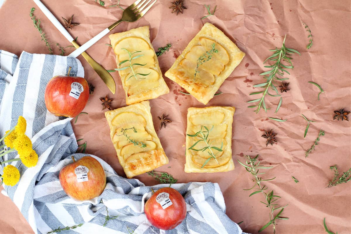 Upside Down Apple Puff Pastry