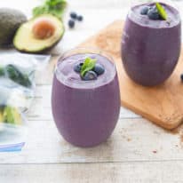 Blueberry Avocado Smoothie