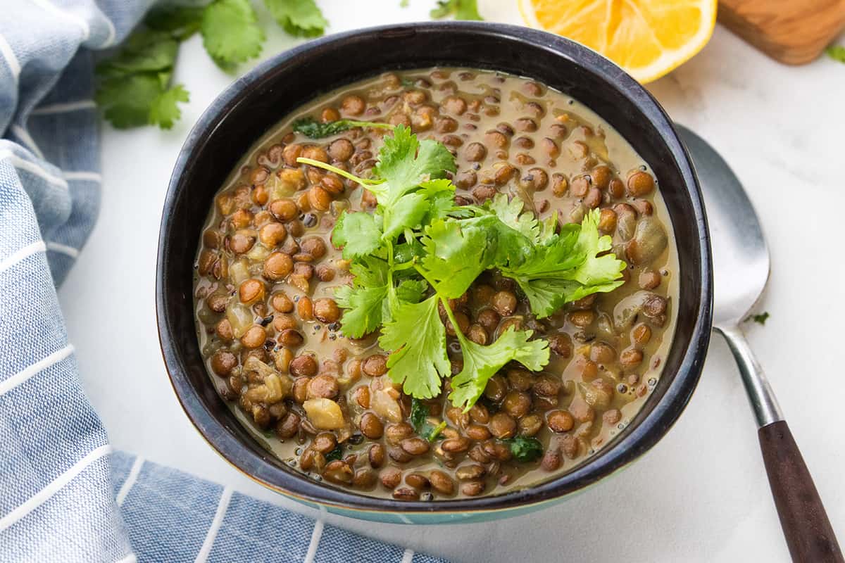 Coconut Lentil Curry Soup