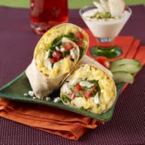 Greek Breakfast Wrap