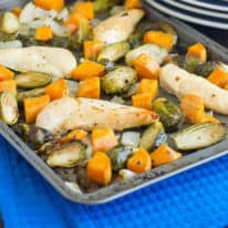 Honey Mustard Chicken and Veggies Sheet Pan Dinner