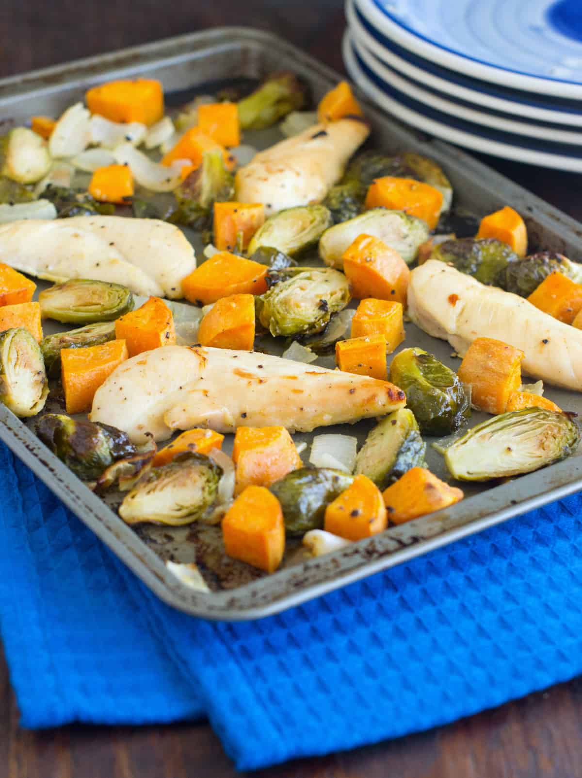 Honey Mustard Chicken Sheet Pan Dinner
