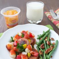 Kielbasa Gnocchi & Nutty Green Beans
