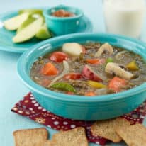 Slow Cooker Vegetable & Lentil Soup